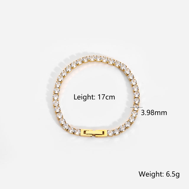 LYANN || Zirconia Tennis Bracelet