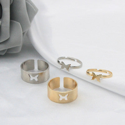 LUZ || Friendship Love Butterfly Rings