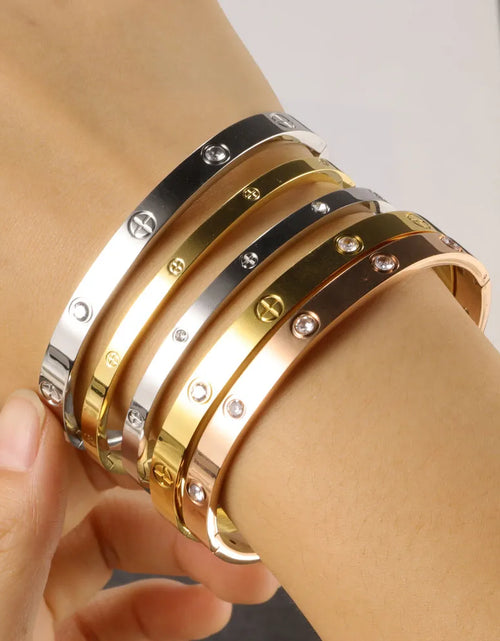 Load image into Gallery viewer, Camille || Screws and Stones Bangles
