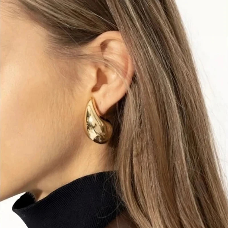 Elaine || Teardrop Chunky Earrings