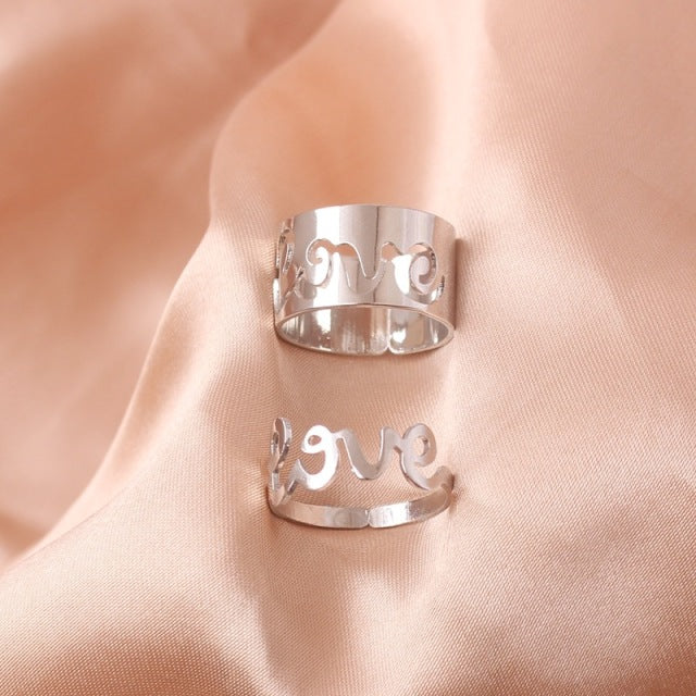 LUZ || Friendship Love Butterfly Rings