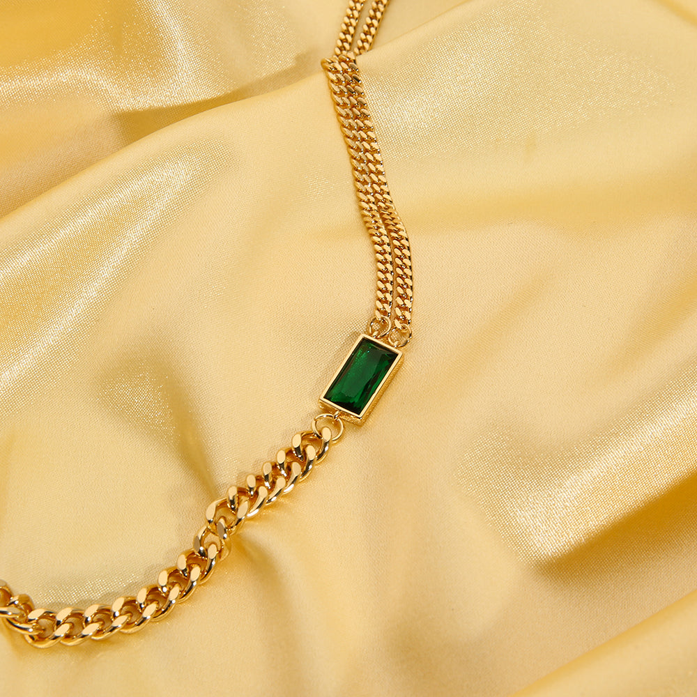 EMI || Green Stone Necklace