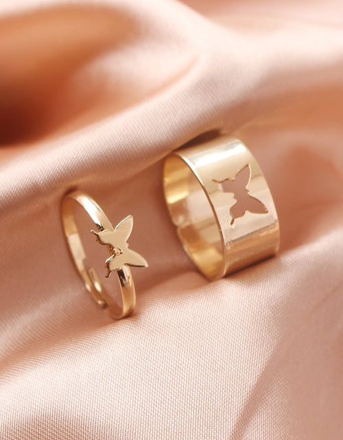 Load image into Gallery viewer, LUZ || Friendship Love Butterfly Rings
