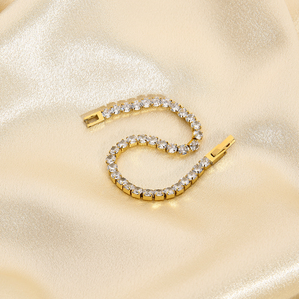 LYANN || Zirconia Tennis Bracelet