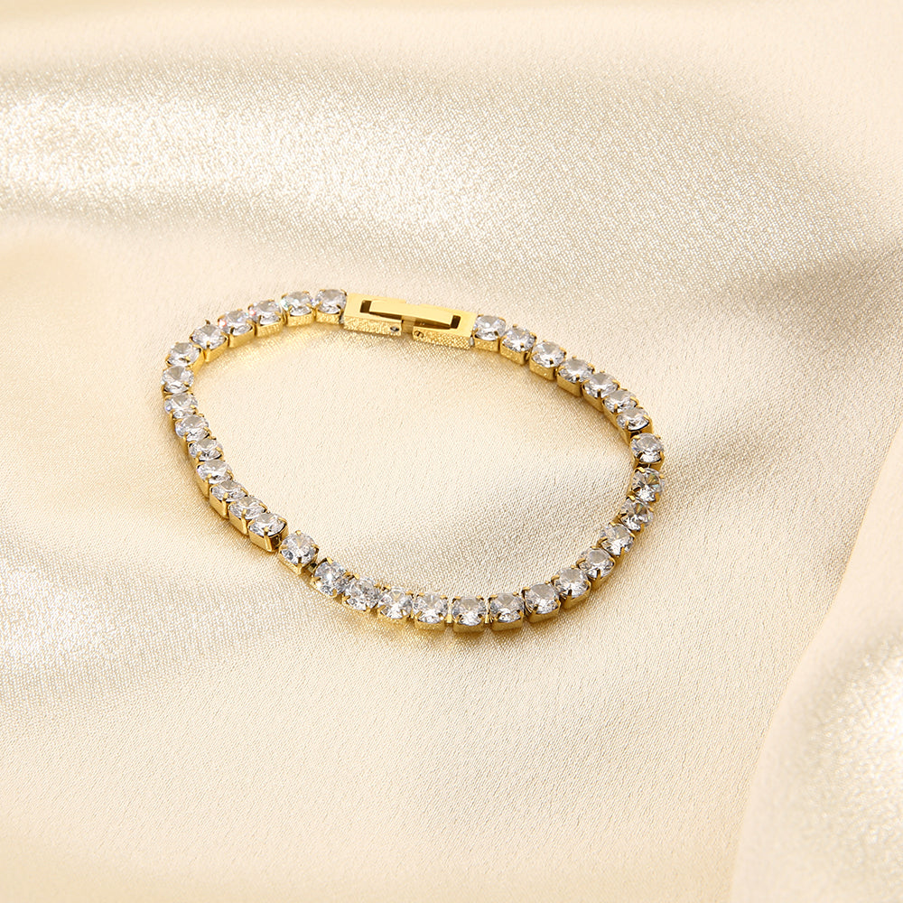 LYANN || Zirconia Tennis Bracelet