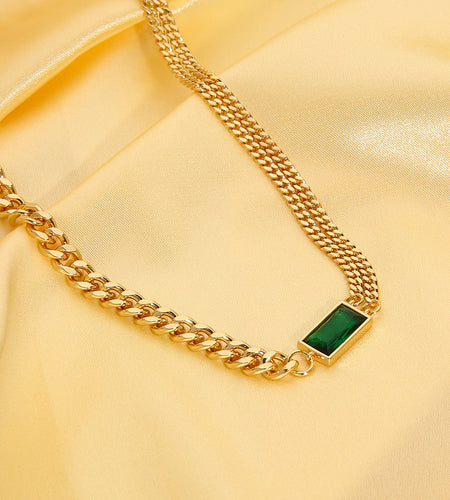 EMI || Green Stone Necklace