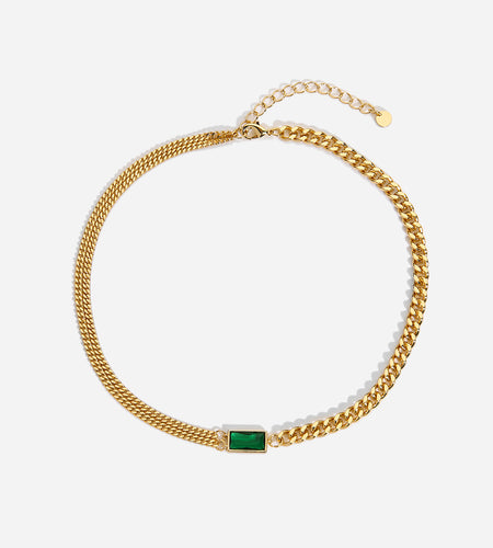 EMI || Green Stone Necklace