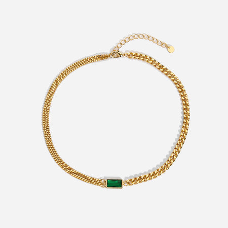 EMI || Green Stone Necklace