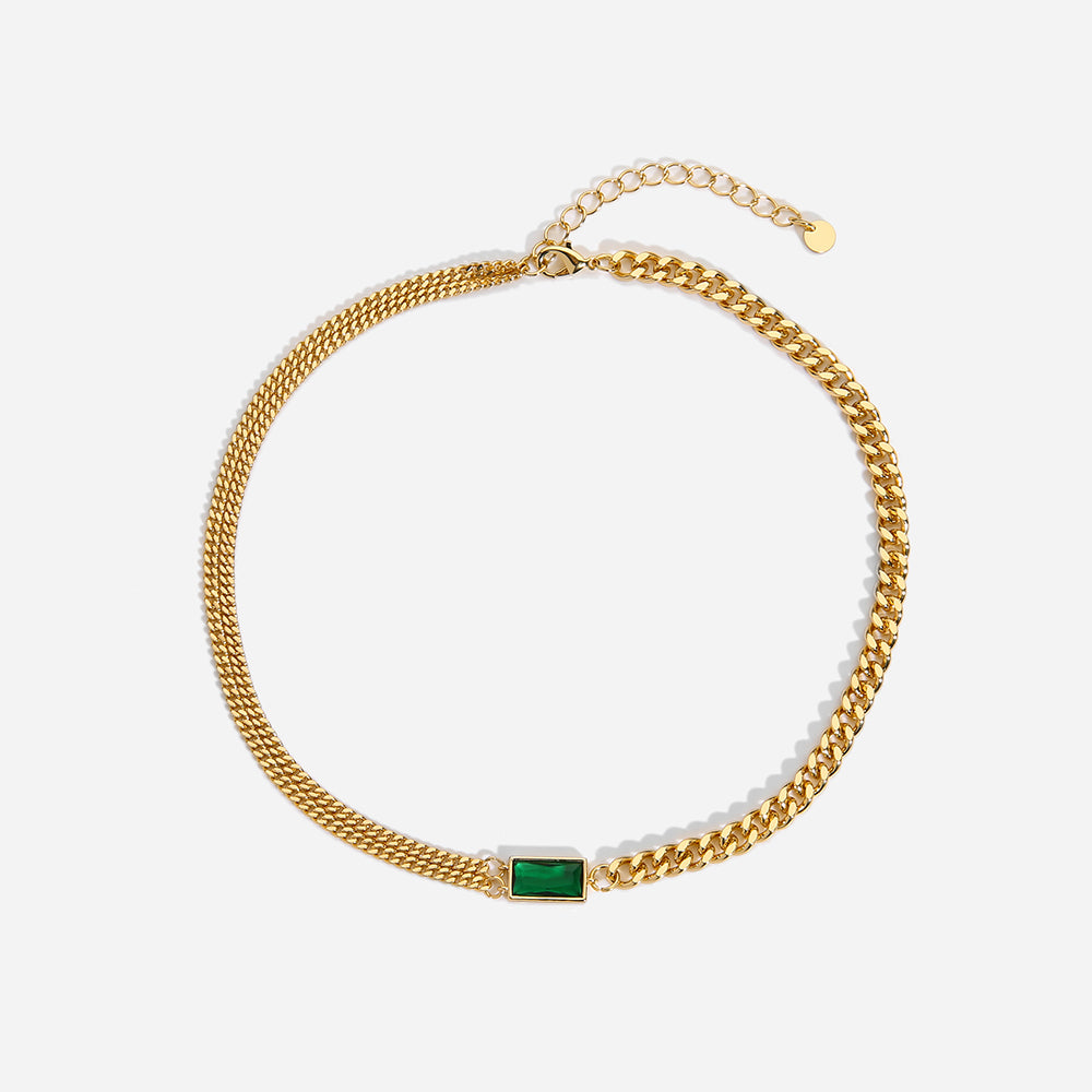 EMI || Green Stone Necklace