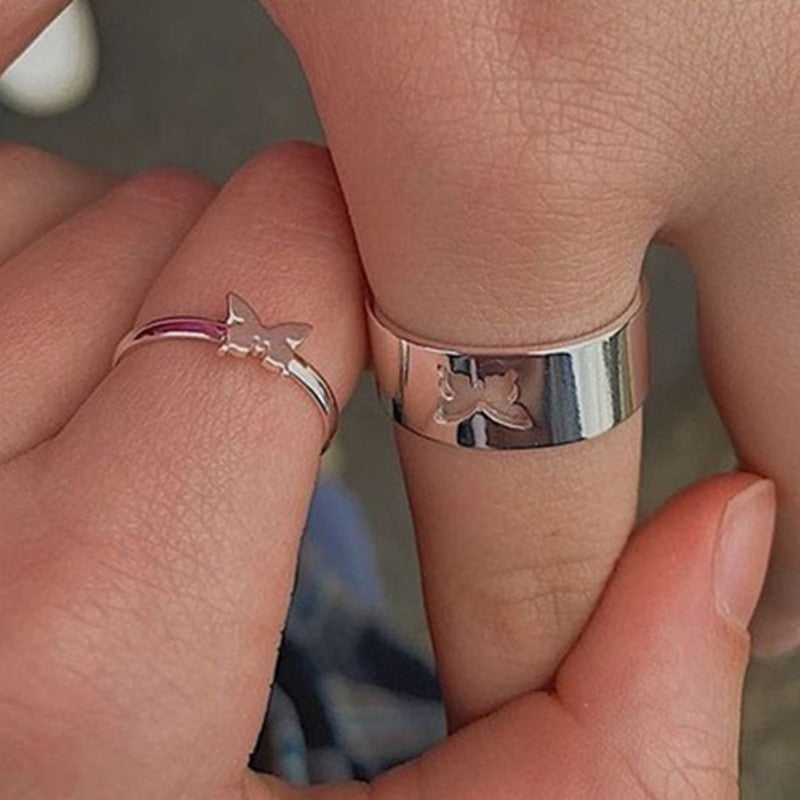 LUZ || Friendship Love Butterfly Rings